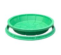 Tapa de registro, tapa de fosa séptica, Verde invisible compuesto de la cubierta boca resina for capacidad carga del diámetro 300kg los 40-100cm(Dia - 50cm/19.6in/1.6ft)