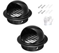 Tapa de Rejilla de Sofito, Rejilla de Extracción para Ventilación, Rejilla de Ventilación de Acero Inoxidable con Mosquitera para Área de Secado Baño Dormitorio Cochera(100mm)
