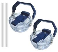 Tapa de repuesto de 30 onzas y 20 onzas para vaso Stanley IceFlow de acero inoxidable, 2 fundas a prueba de derrames con asa y boquilla abatible 2 en 1, a prueba de fugas, resistente a salpicaduras