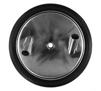 Tapa de repuesto de acero inoxidable para ordeñadora - Tapa de cubo de leche pequeña compatible con sistemas de ordeño de cabra, oveja y vaca