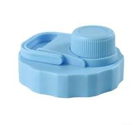 Tapa de repuesto de construcción PP para botellas aisladas de boca ancha, no tóxica, segura para adultos y niños (azul)
