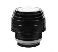 Tapa de repuesto para botella de vacío de 0.2 cm, tapón de plástico con diseño a prueba de fugas para botellas de agua y recipientes para beber, cubierta blanca y negra
