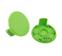 Tapa de repuesto para carrete de recortadora para modelos Greenworks, retenedor de línea de 0.065 pulgadas, pieza de durabilidad de plástico ABS, instalación sin herramientas, accesorio de césped de