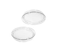 Tapa de repuesto para espumador de leche, paquete de 2 fundas transparentes