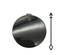 Tapa de Repuesto para Gancho de Remolque de Parachoques Delantero de Coche, Accesorio para BMW X6 F16 M-Sport 2014, 2015, 2016, 2017, 2018, 2019, 51118065933 (Negro)