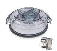 Tapa de repuesto para licuadora compatible con la jarra de licuadora Vitamix Ascent y X Series, reemplaza la tapa de contenedor A2300 A2500 A3300 A3500 X2 X3 X4 X5, tapa de contenedor Ascent de 48