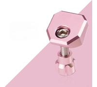 Tapa de repuesto plegable para auriculares de bicicleta para modelos P8 P10, abrazadera de cubierta de vástago de aluminio CNC para marcos plegables estilo Dahon (rosa)