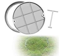 Tapa de repuesto redonda personalizable para tanque séptico, resistente a la intemperie, para una fácil instalación de alcantarillado en varios