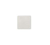 Tapa de rosca de 92 x 92 cm para caja de pared y cubrecama blanca