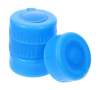 Tapa de Rosca para Garrafa de Agua 4 Piezas PP 5,5cm | Sellado para Cubos y Botellas, Ayuda a Evitar Derrames, Apta para Estaciones de Relleno y Turismo