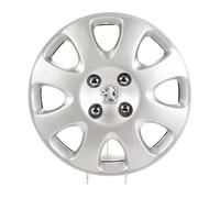 Tapa de rueda original Peugeot de 15 pulgadas plateada 307 Columbia PSA 5416.E7