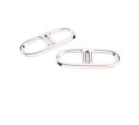 Tapa de Salida de Tubo de Escape para silenciador de Sonido para Mercedes Benz GLA-Klasse H247 2020 2021,Embellecedor de la Tapa del Tubo de Escape del silenciador de Cola,B-Silver