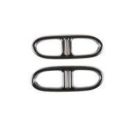 Tapa de Salida de Tubo de Escape para silenciador de Sonido para Mercedes Benz GLA-Klasse H247 2020 2021,Embellecedor de la Tapa del Tubo de Escape del silenciador de Cola,A-Black