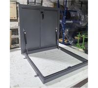 Tapa de Seguridad Impermeable de Acero galvanizado Resistente para escotilla de Acceso al Techo (81 x 91 cm) para techos Planos. Ventana de Escape Tipo tragaluz Duradera.