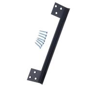 Tapa de seguridad para cerradura de puerta en forma de L, de acero inoxidable, 2 mm, para abrir hacia el exterior, 7 o 11 pulgadas, incluye tornillos, protector de cerradura de acero inoxidable