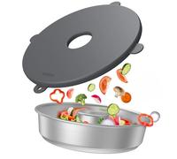 Tapa de silicona elástica apta para horno OMNIA® y tapa de conservación de alimentos