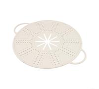 Tapa de silicona para derrames, soporte para ollas de 34 x 27,5 cm con ventilación de vapor, deflector de aceite resistente al calor para cocinar, apto para lavavajillas, cocina esencial para chefs