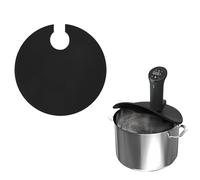 Tapa de Silicona para Sous Vide, Antievaporación, Compatible con Ollas de Hasta 28 cm, Cocina Precisa a Baja Temperatura, Sello Hermético, Ideal para Anova y Otros Circuladores