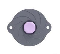 Tapa de silicona reutilizable con fuerte sello de succión, apta para microondas, resistente al calor, para almacenamiento de alimentos en el refrigerador o en la encimera de la cocina (24 cm)