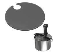 Tapa de silicona Sous Vide - Barrera de evaporación de agua resistente al calor, cubierta de cocina de precisión para un control de temperatura estable | Ajuste universal para recipiente, diseño de bl