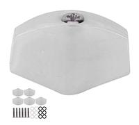 Tapa de sintonizador de guitarra de 6 piezas, botón de tapa de cuerda de guitarra con botones de cabeza de máquina sintonizador de tornillo para guitarra eléctrica acústica(White pearl)