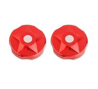Tapa de suspensión delantera para válvula AV, compatible con Magura para Fox para DT Forks, aleación de aluminio, tratamiento CNC (rojo)