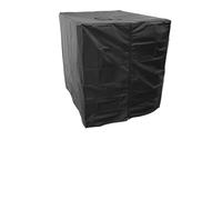 Tapa de tanque 210d 300l 600l IBC Negro Tanques - Nylon resistente al agua UV con cremallera para ahorrar espacio puerta plegable - Acceso al agua de lluvia (300L 81 * 61 * 100 cm)