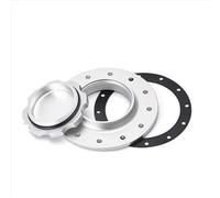 Tapa de tanque de combustible de aluminio universal de 12 pernos para montaje en celda de combustible, cubierta de tanque de aceite para tanque de reserva de combustible, accesorios para automóvil