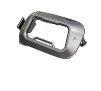 Tapa de Tanque de Combustible de Vidrio Templado Transparente para Great Wall Wey Tank 400 Hi4-T, Placa Decorativa Exterior (Plateada) (Gris)