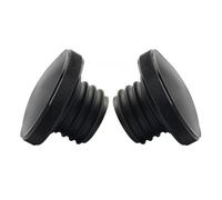 Tapa de tanque de combustible for Sportster 883 1200 Road King Dyna 96-18 Softail (1 par), tapa de aceite ventilada izquierda y derecha, aluminio y plástico.(1Pair)