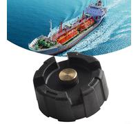 Tapa de tanque de combustible fuera de borda marino 12L 24L ABS negro cubierta del tanque de combustible con sellado para sistema de motor de barco reemplazo directo fugas y entrada de suciedad para