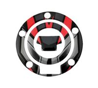 Tapa De Tanque De Combustible Para Motocicleta, Pegatina Protectora De Almohadilla, Pegatina De Resina Para Yamaha MT09 MT 09 2014-2020(rojo)