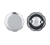 Tapa de Tanque de Gasolina para Ohv, para Motor Gx160, Tapa de Tanque de Combustible Cromado de Metal para Motores Gx160 Gx200 Gx240 Gx270 Gx340 Gx390