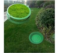 Tapa de tanque para exteriores, cubierta de boca extraíble para drenaje oculto, diseño invisible para estética de jardín, cubierta de drenaje de maceta para césped y patio