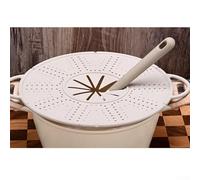 Tapa de tapón de derrames, 34 x 27,8 cm de silicona multifunción para cocinar al vapor, resistente al calor de alimentos con liberación de vapor, apto para lavavajillas (verde)