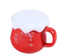 Tapa de taza, cubierta de silicona a prueba de polvo a prueba de fugas, tapa de polvo para bebidas al aire libre, para el lugar de trabajo, viajes, cocina, al aire libre, hogar, viajes diarios