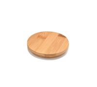 Tapa de taza de bambú, cubierta de madera para taza de café, vaso de té, bebida, anillo de sellado reutilizable, cubierta de pino, tanque de vidrio, cubierta de taza de cerámica (8 cm-C1)