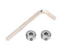 Tapa de tornillo de pedal de ciclo, aleación de aluminio, rosca M14, cubierta de tornillo de pedal de 5 mm para ciclo de montaña (Ti Color)