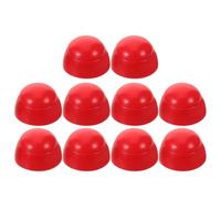 Tapa de Tornillo de Plástico Rojo, 10 Piezas para Parques Infantiles | Protector Redondeado, Cubre Tuercas y Pernos Expuestos, Uso en Toboganes y Columpios, Acabado Liso
