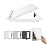 Tapa De Trampilla De Inspección, Panel De Acceso Oculto Para Techo Trampilla Pladur, placa universal para cubierta de pared de ático para un fácil acceso(White,9.8x9.8in(25x25) cm)