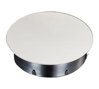 Tapa de tubería de 180 mm Desodorante de acero inoxidable cubierta de orificio de la bomba impermeable sellada redondo Capa de chimenea pulida pesada Cubierta de tubería sin deslizamiento ajustable p