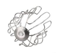 Tapa de tubo de lluvia de acero inoxidable para desagüe de techo, cubierta de drenaje de balcón, para proteger contra hojas y desechos (90-105 mm)
