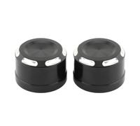 Tapa de tuerca for perno de eje trasero de motocicleta, for Harley, Davidson y Softail (2018-2023)(Black and White)