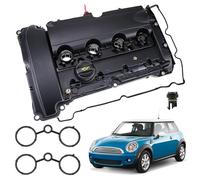 Tapa de válvula de cilindro de motor con junta compatible con Mini R55 R56 R57 Cooper S 1.6L 2006-2010, Mini R55 R56 R57 R58 R59 John Cooper Works 1.6L 2007-2015 Reemplazar #11127646555, 111127646555