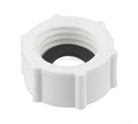 Tapa de válvula de drenaje de repuesto con junta para bomba de filtro de arena Intex 11456 11385, tapón de plástico para evitar fugas en piscinas sobre el suelo, color negro