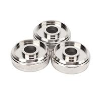 Tapa de Válvula Inferior de Trompeta Tapa de Válvula de Trompeta Tornillo de Tapa de Válvula de Trompeta Válvula de Corneta de Trompeta Plateada Tornillo de Tapa de Botón de