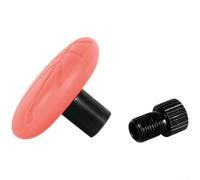 Tapa de válvula para bicicleta con soporte integrado para AirTag seguimiento de ubicación en tiempo real y grabación de movimiento para ciclistas de carretera (naranja)