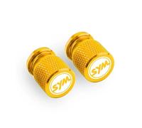 Tapa De VáLvula Tapas De Válvula De Neumático para SYM Joymax Z 125 200 250 300 GTS 250i 300i T3 M(Gold)