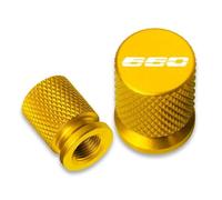 Tapa De VáLvula Tapas De Válvulas De Neumáticos De Moto para Trident 660(Gold)