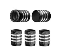 Tapa de vástago de válvula de neumático, 5 Unidades, protección contra la corrosión, a Prueba de Fugas, Tapas de Aire universales para Coche, camión, Motocicleta y Bicicleta, Color Negro